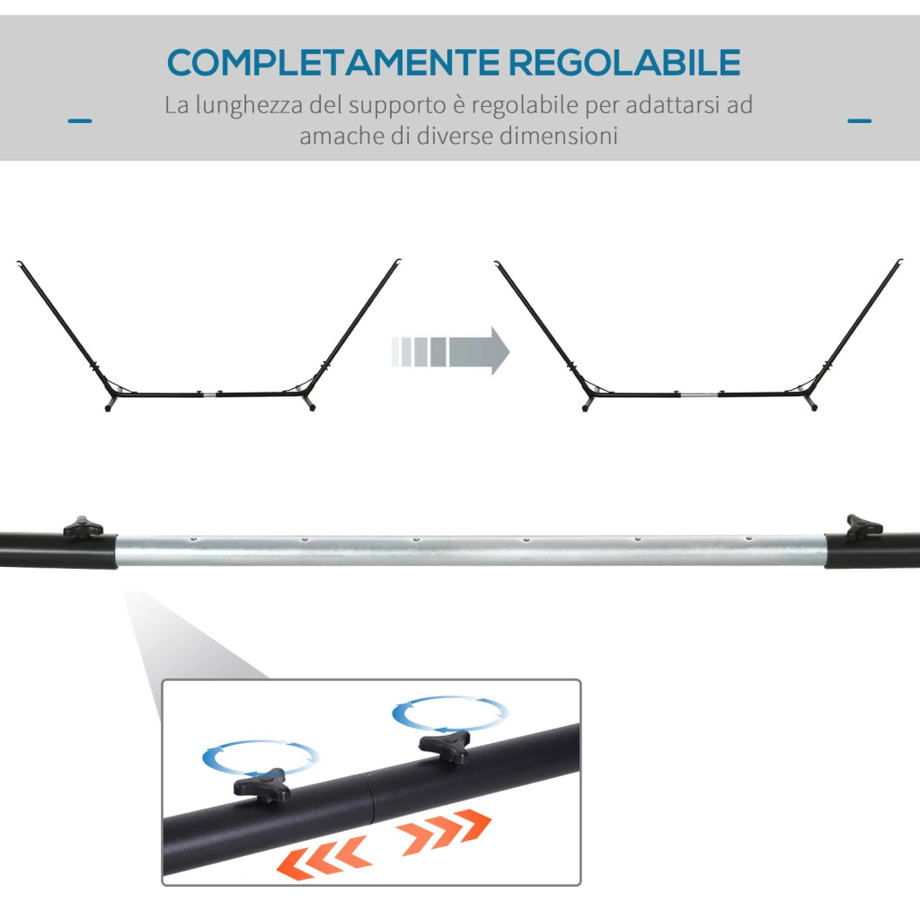 Supporto per Amaca Regolabile ¨C Minimal ¨C Grigio