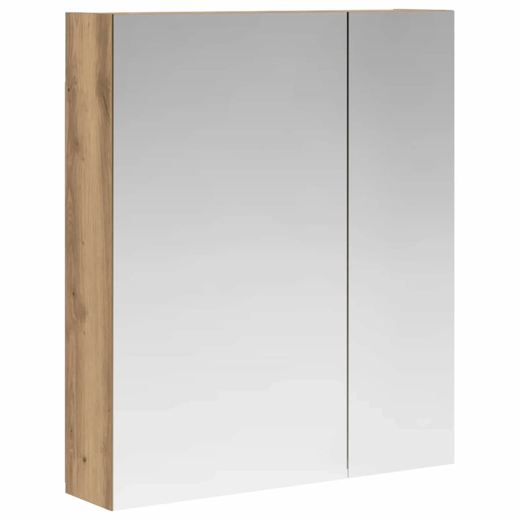 Mobiletto per specchio da bagno con porta Rovere Artigianale 889062