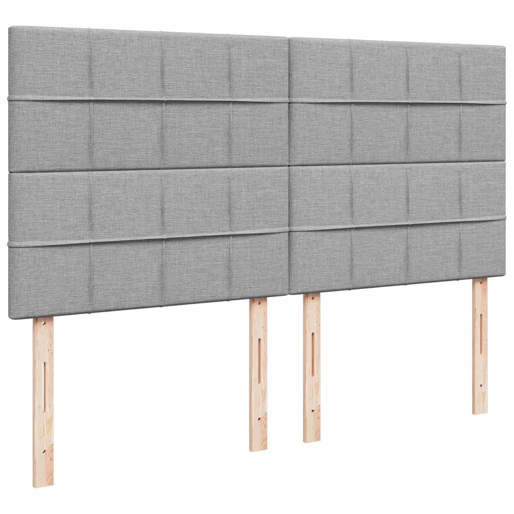 Struttura Letto Pouf con Materasso 180x200 cm in Tessuto 3313175