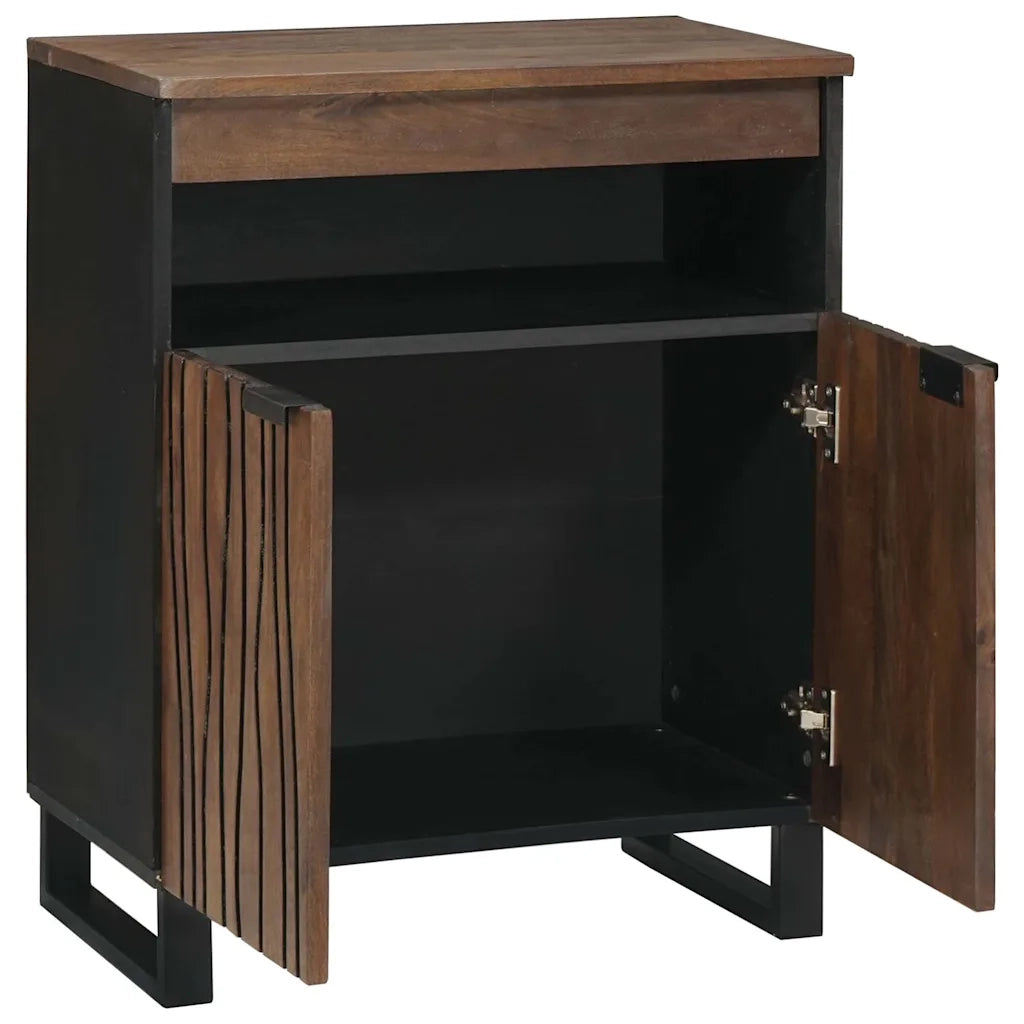Credenza Marrone 60 x 33 x 75 cm legno massello di mango 4018033