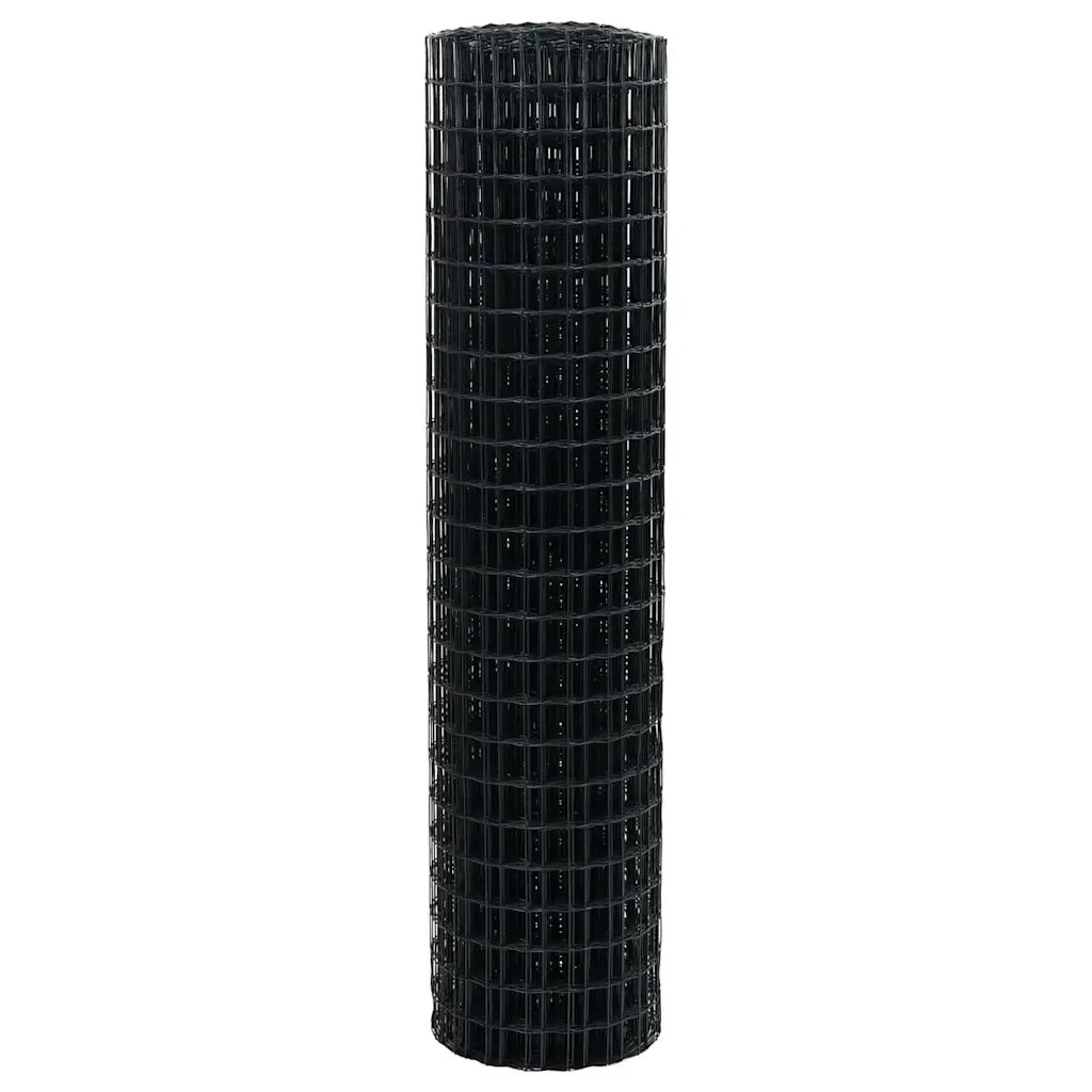 Recinzione Euro Grigio 1,2 x 25 m Ferro rivestito in PVC 42004518