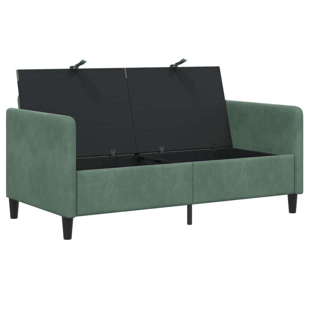 Divano con Storage Verde Mare 152 x 78 x 87 cm Poliestere 42036944