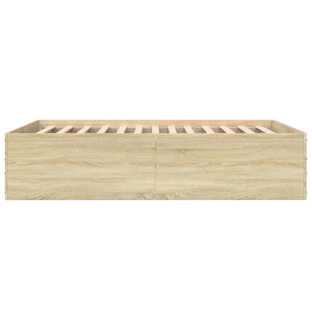 Giroletto-Struttura Letto Rovere Sonoma 140x200 cm in Legno Multistrato 201397