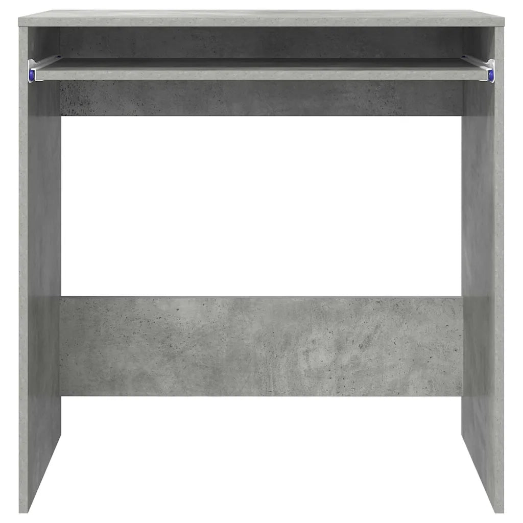 Scrivania | Tavolo da Ufficio Grigio cemento 77.5 x 43 x 79 cm Legno multistrato