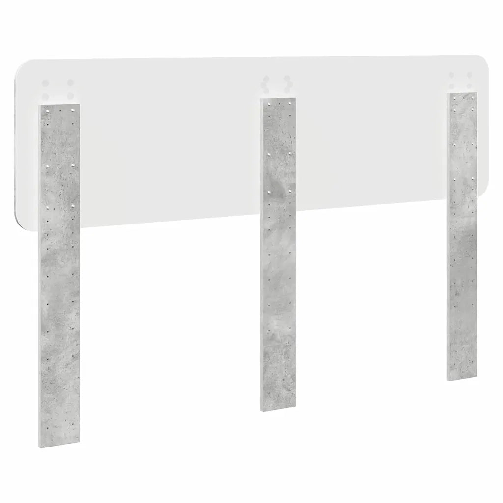 Testiera-Testata-Testiera Decorativa Grigio cemento 160 cm Legno multistrato 647311