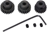 Set di ingranaggi a pignone per modelli RC 1/10 - 48P - 20T/22T/24T - Installazione facile - Resistente alla ruggine - Materiali di alta qualità - Ingranaggio
