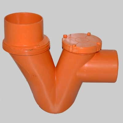 SIFONE ORRIZZONTALE/VERTICALE 1 TAPPO  Ø 125     MADE IN ITALY