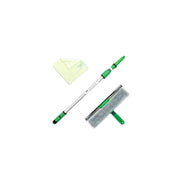 Set Pulizia giardino d'inverno Vetri e Finestre senza aloni (detergente, tergivetro, asta, panni in microfibra) AK130 |