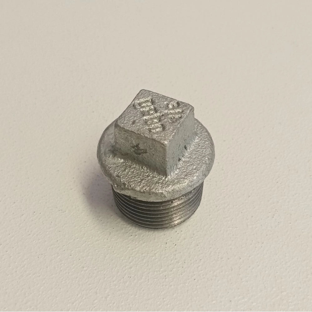 Raccordo m 1''+1/4 tappo di ghisa zincata malleabile