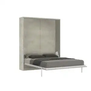 Letto matrimoniale francese a scomparsa 140 Kentaro cashmere