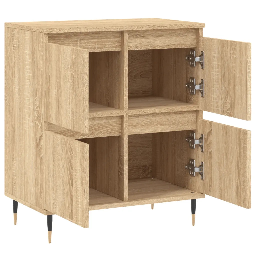 Credenza | Madia | Buffet da pranzo | Armadio da pranzo Rovere Sonoma 60x35x70 cm in Legno Multistrato