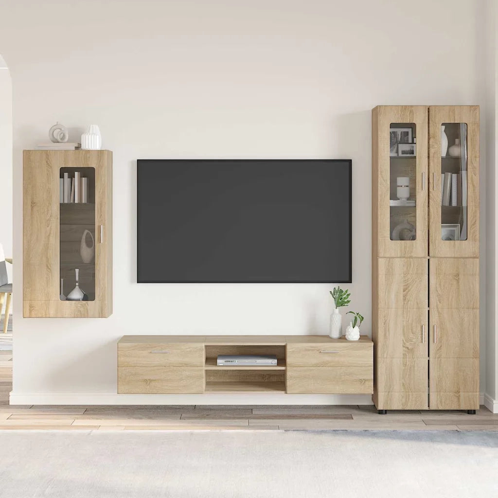 Set mobile TV FLORIN 3 pcs Rovere Sonoma Legno multistrato 3397966
