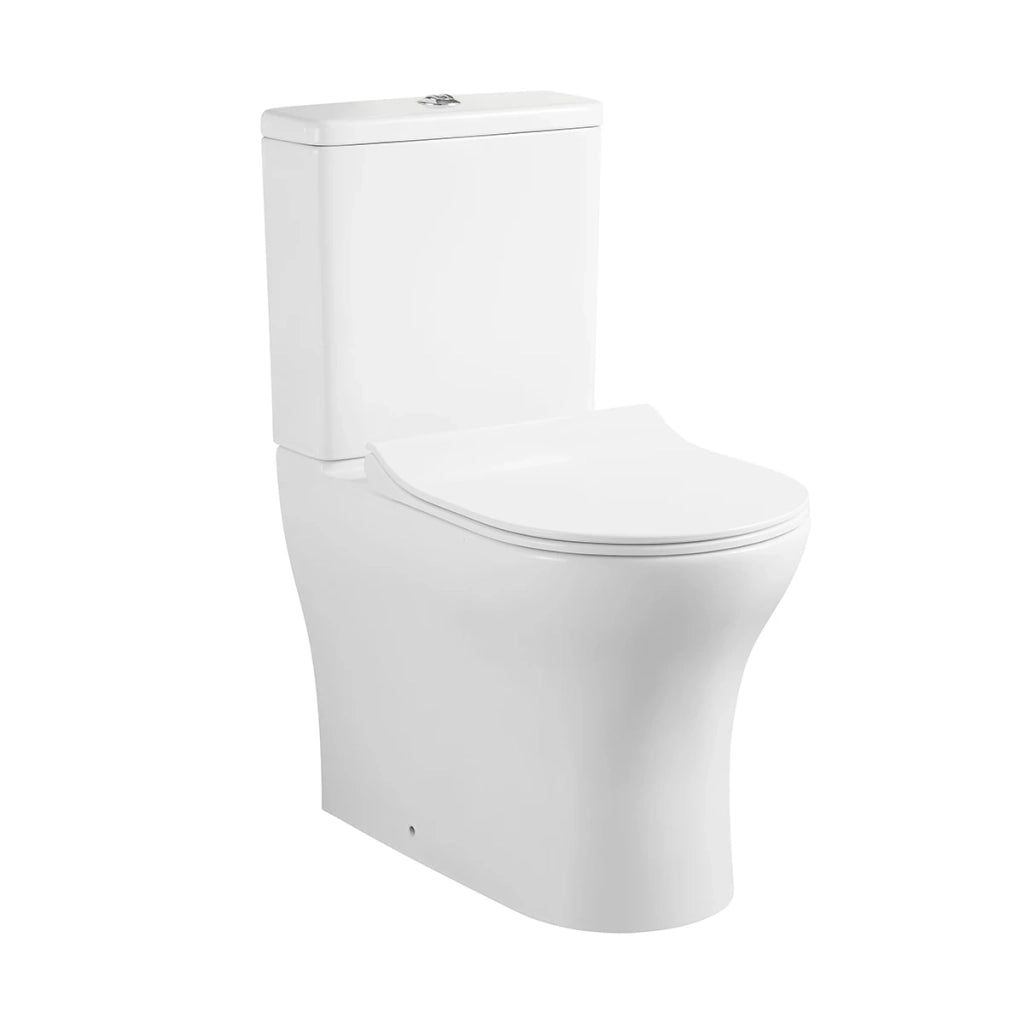 Vaso monoblocco filo muro rimless LINPH scarico universale