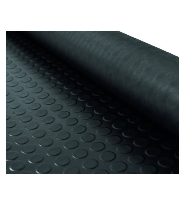 TAPPETO BOLLATO IN PVC IDEAL STAR H.cm 100x20 mt - spess. mm 1 - colore nero - 20 mq- IDEAL STAR