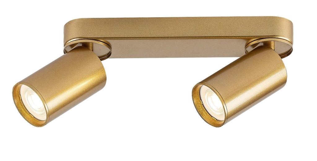 Plafoniera Rabalux Mirina oro barra 2 spot GU10 orientabili