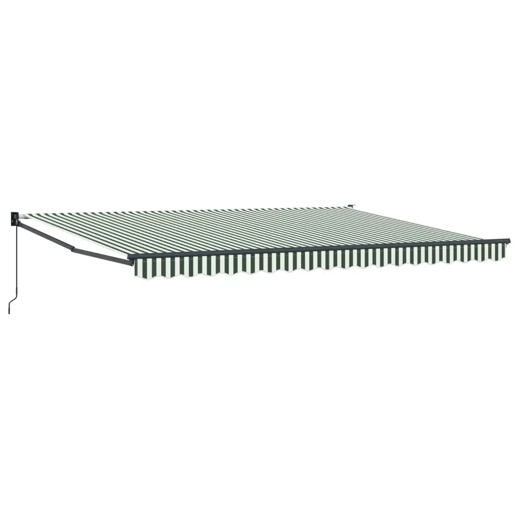 Tenda da Sole Verde e Bianco 450 x 300 x 165 cm 3331077
