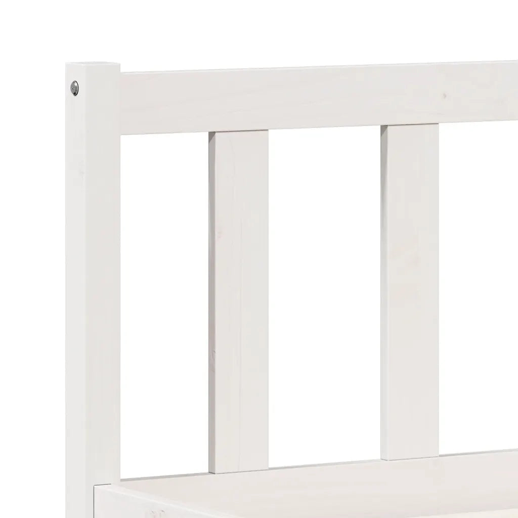 Letto Extra Lungo senza Materasso-Struttura Letto 160x220 cm in Legno di Pino 253940