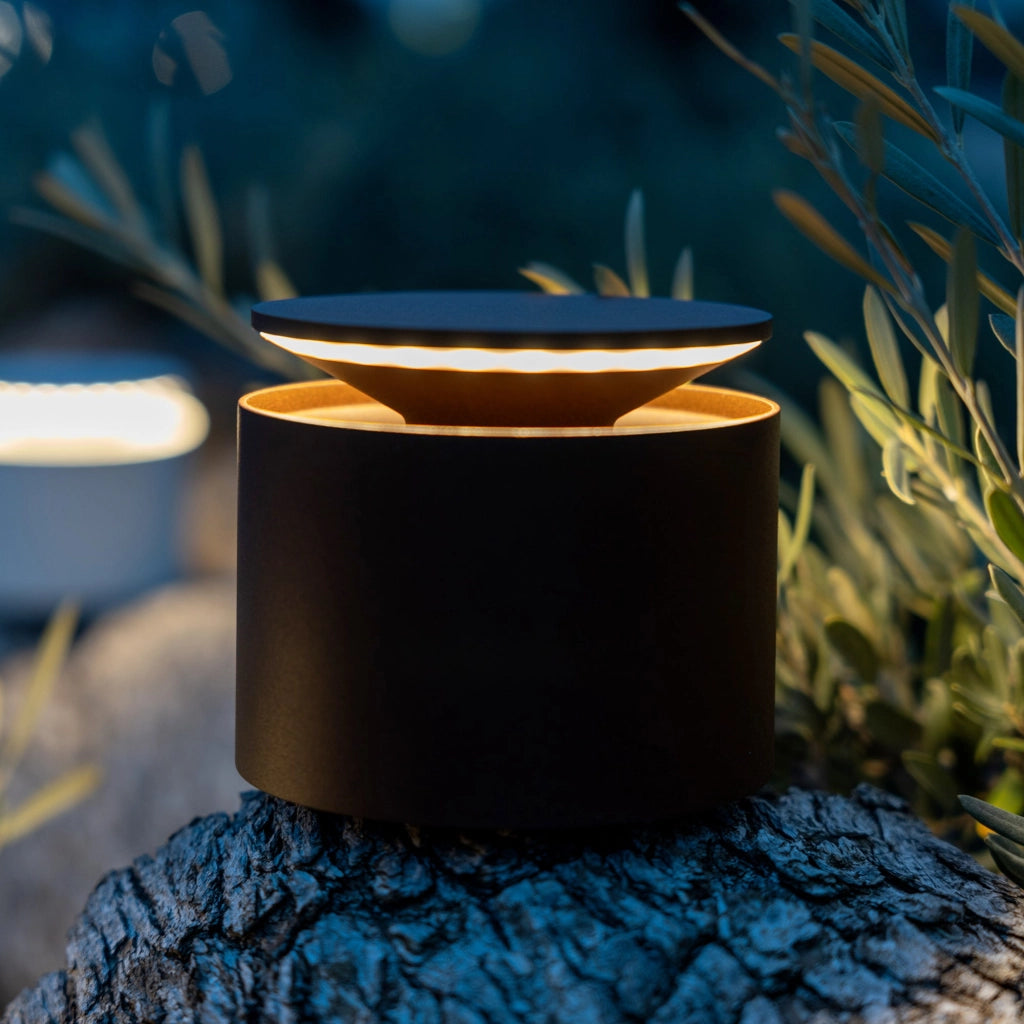 Lampada a led da tavolo Push Up Corten portatile e ricaricabile