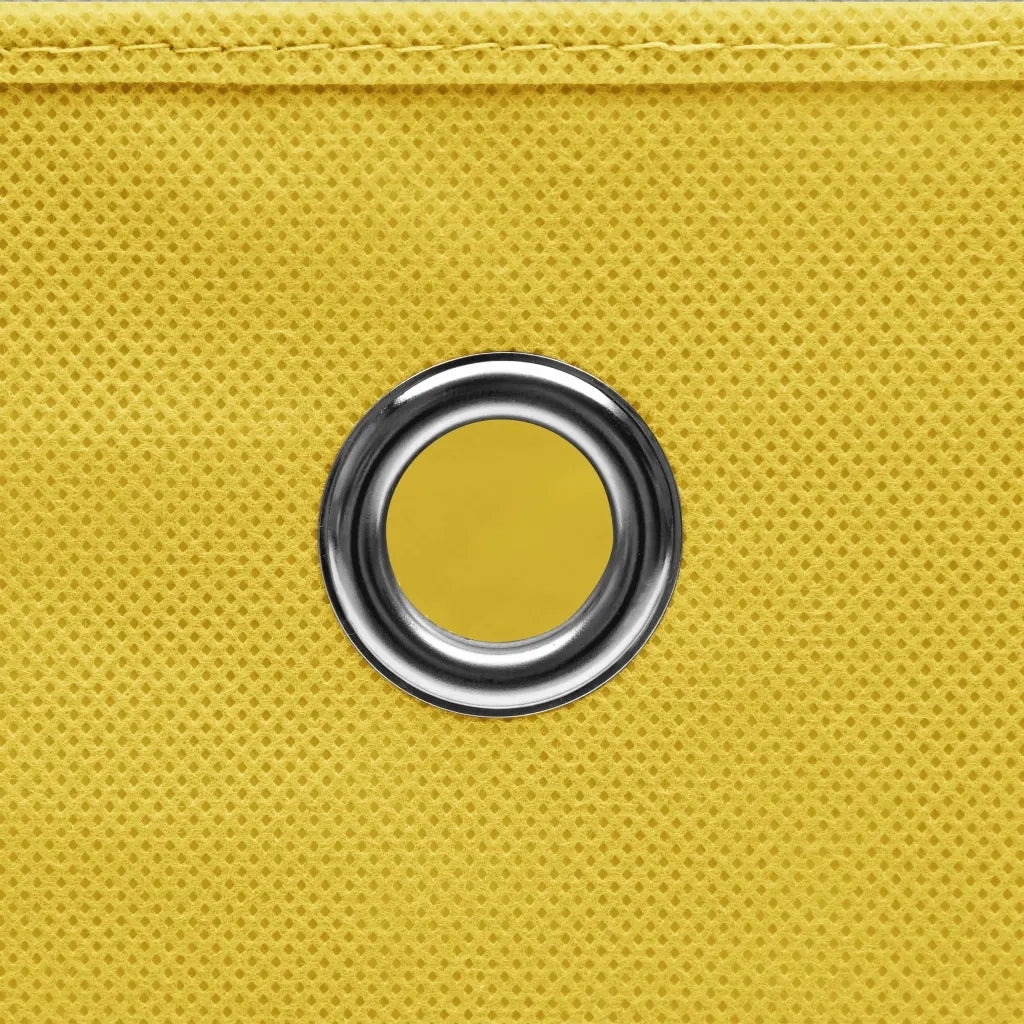 Contenitori con Coperchi 10 pz 28x28x28 cm Giallo CFW5266341