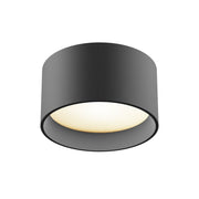 Maytoni Lampada da soffitto moderna Vega 1 luce LED integrato nero alluminio