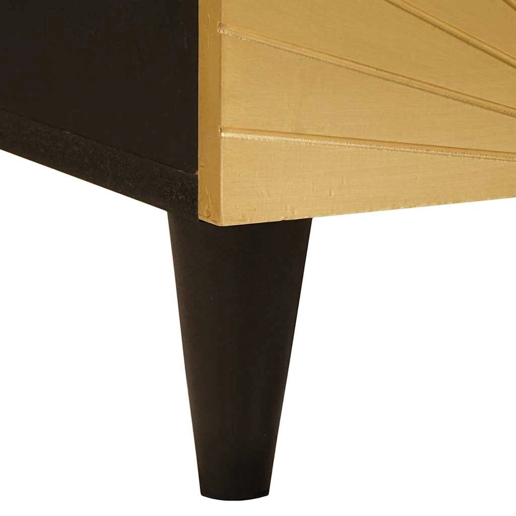 Mobile porta TV moderno con contenitore 100 x 33 x 46 cm design contemporaneo in legno nero 02_0057762