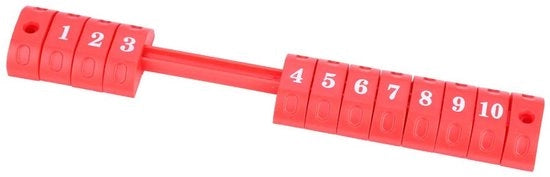 Contatori Punti Calcio da Tavolo 2 Pezzi - Plastica - Leggero - Sostenibile - Facile da Installare - 10 Digits - Contatori Punti
