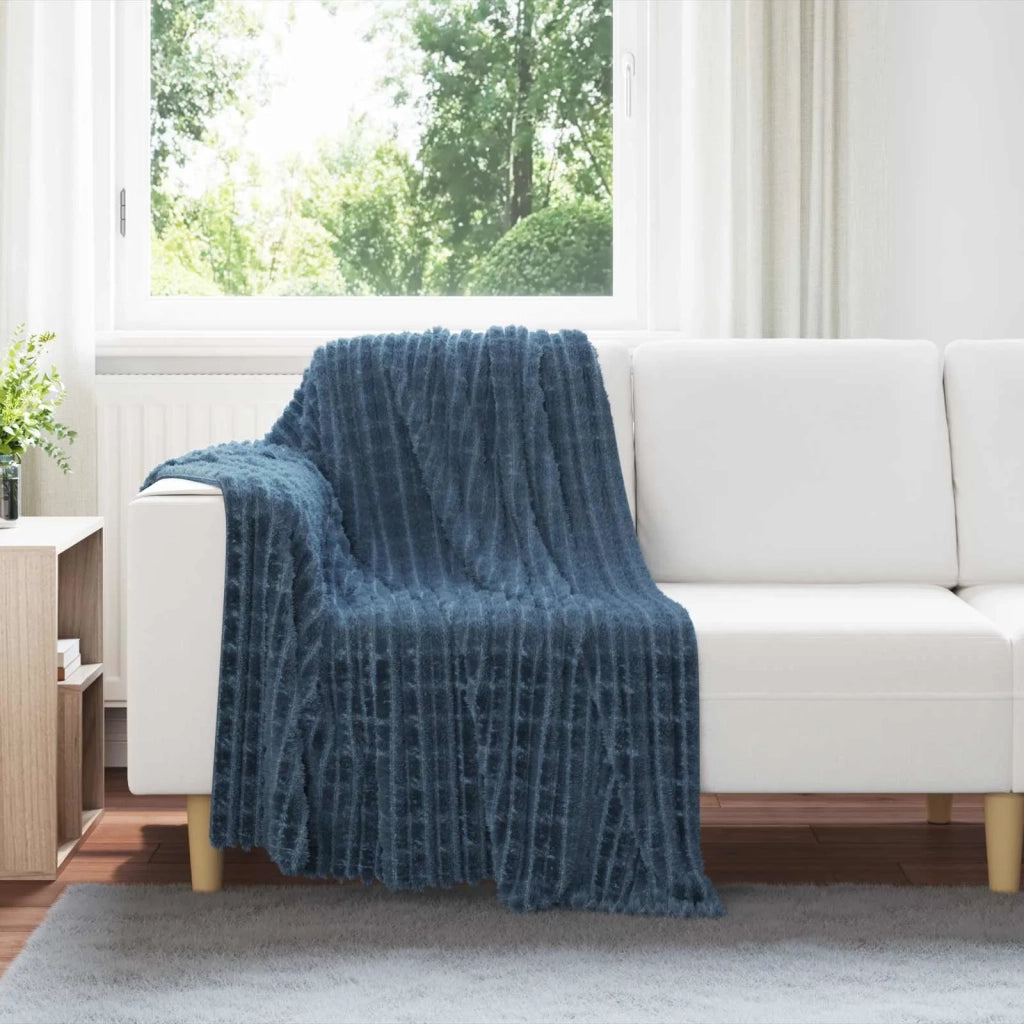 Coperta Blu navy 150 x 130 cm Panno