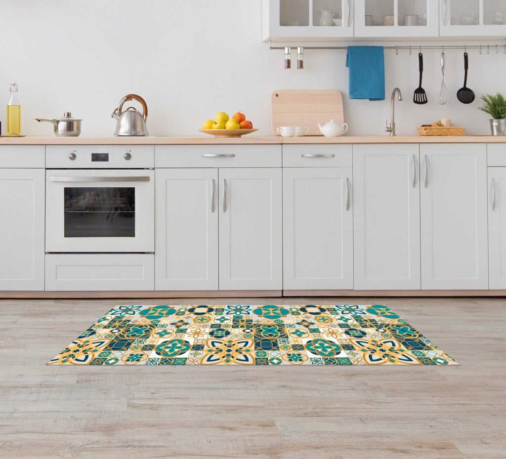 Tappeto passatoia fantasia made in Italy antiscivolo lavabile aderente Soft - 50x550 cm