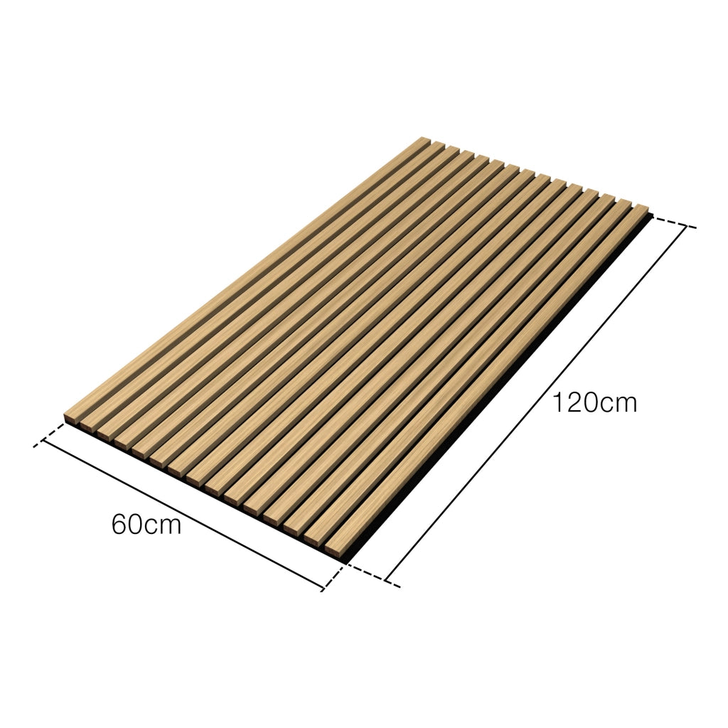 Set Vang di 8 Pannelli Fonoassorbenti Decorativi - Rovere Scuro NEU.HOLZ