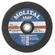DISCO DA TAGLIO PER FERRO MOLITAL Ø 125x3,2 mm - MOLITAL