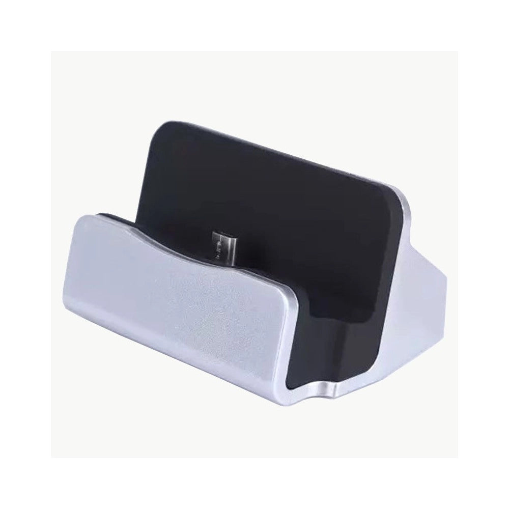 Trade Shop - Base Dock Caricabatterie X Attacco Micro Usb Supporto Tavolo Ricarica E Sync -