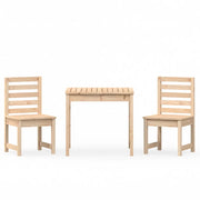 Set Bistrot da Giardino 3 pz | Set Salotto da Giardino in Legno Massello di Pino