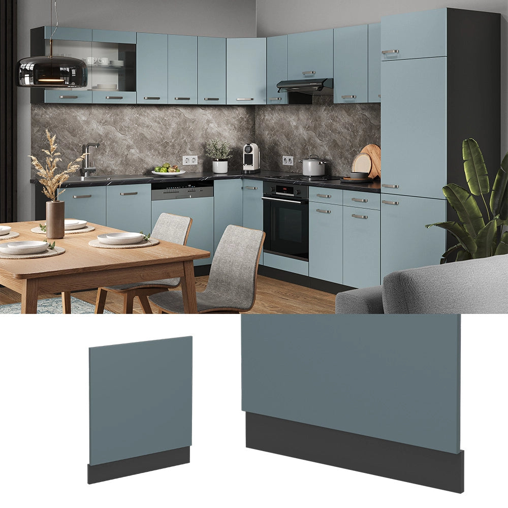 Vicco Pannello frontale Grigio-blu 60 cm , PL Rovere
