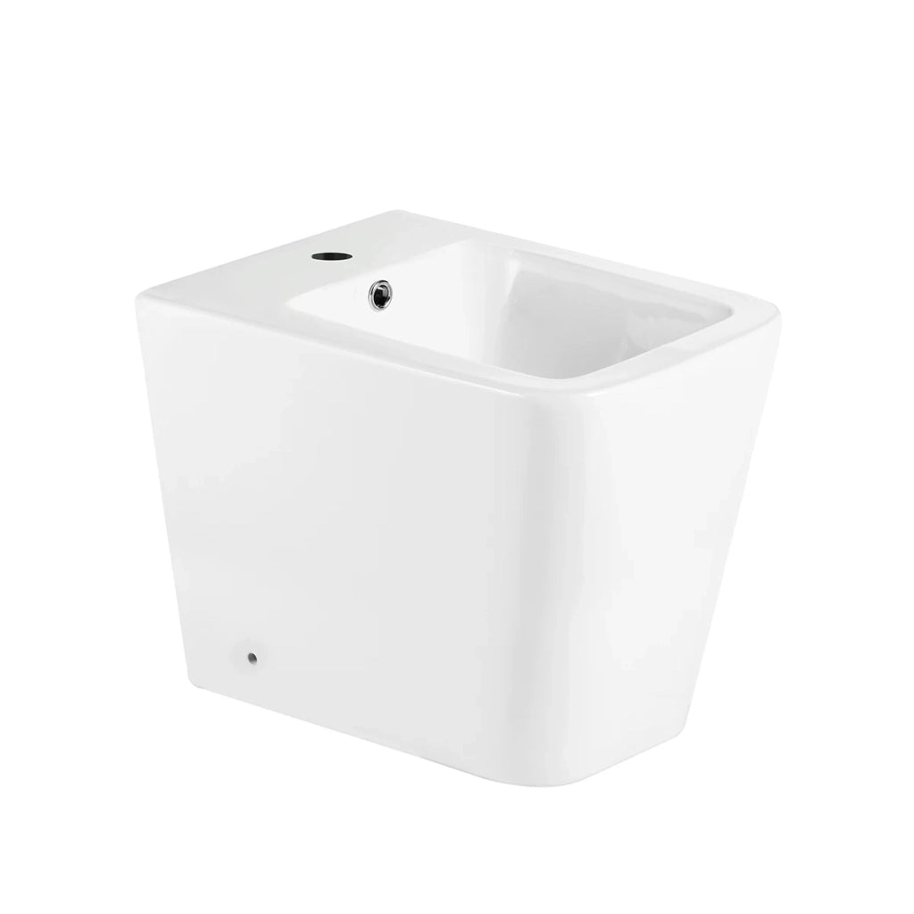 Bidet filo muro Klenia LINPH in ceramica bianco lucido