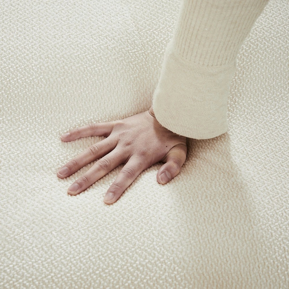Divano 2 Posti Cloud con Braccioli Larghi ¨C Xylo ¨C Beige, Tessuto, Trapuntato