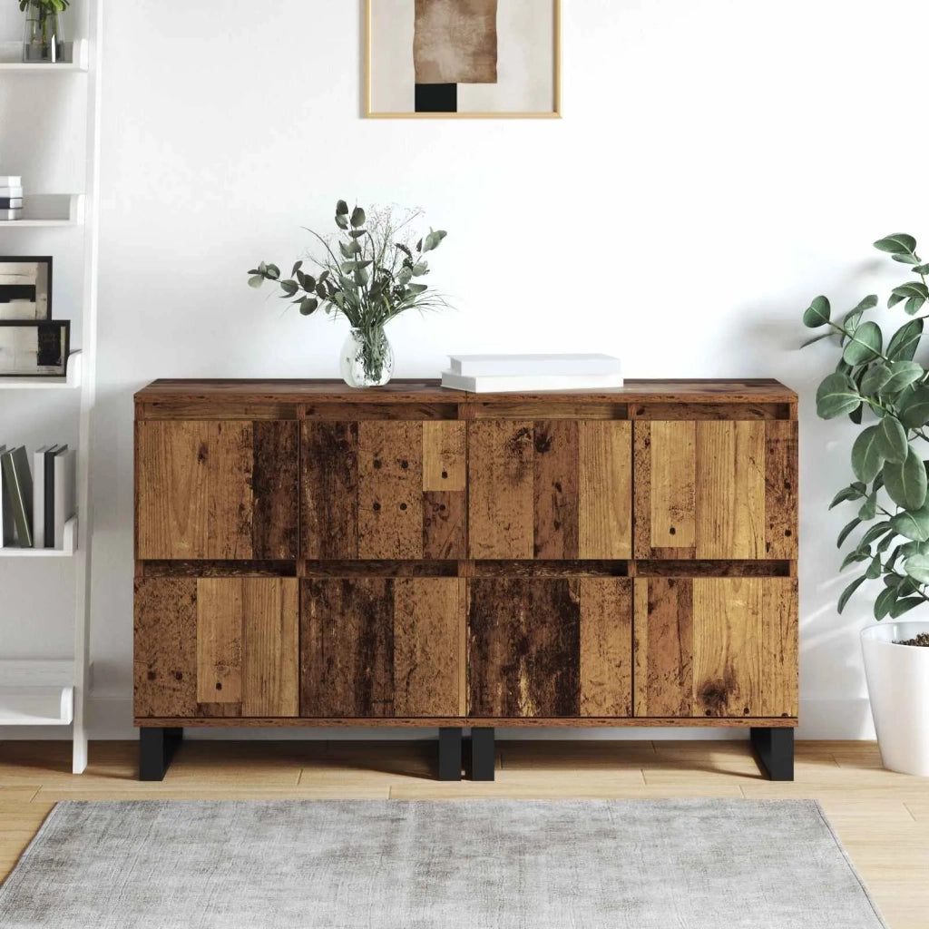 Credenza 2 pcs Legno vecchio 60 x 35 x 70 cm 3394545