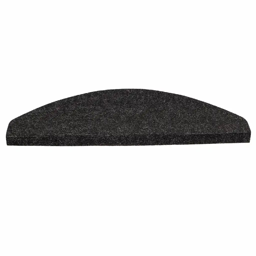 Tappetini Autoadesivi per Scale 30 pz | Gradini per Scale Neri 56x17x3 cm