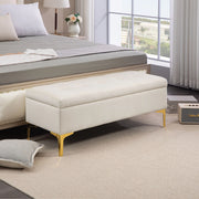 PANCA Contenitore 120 x 44 x 44,5 cm Beige in Poliestere