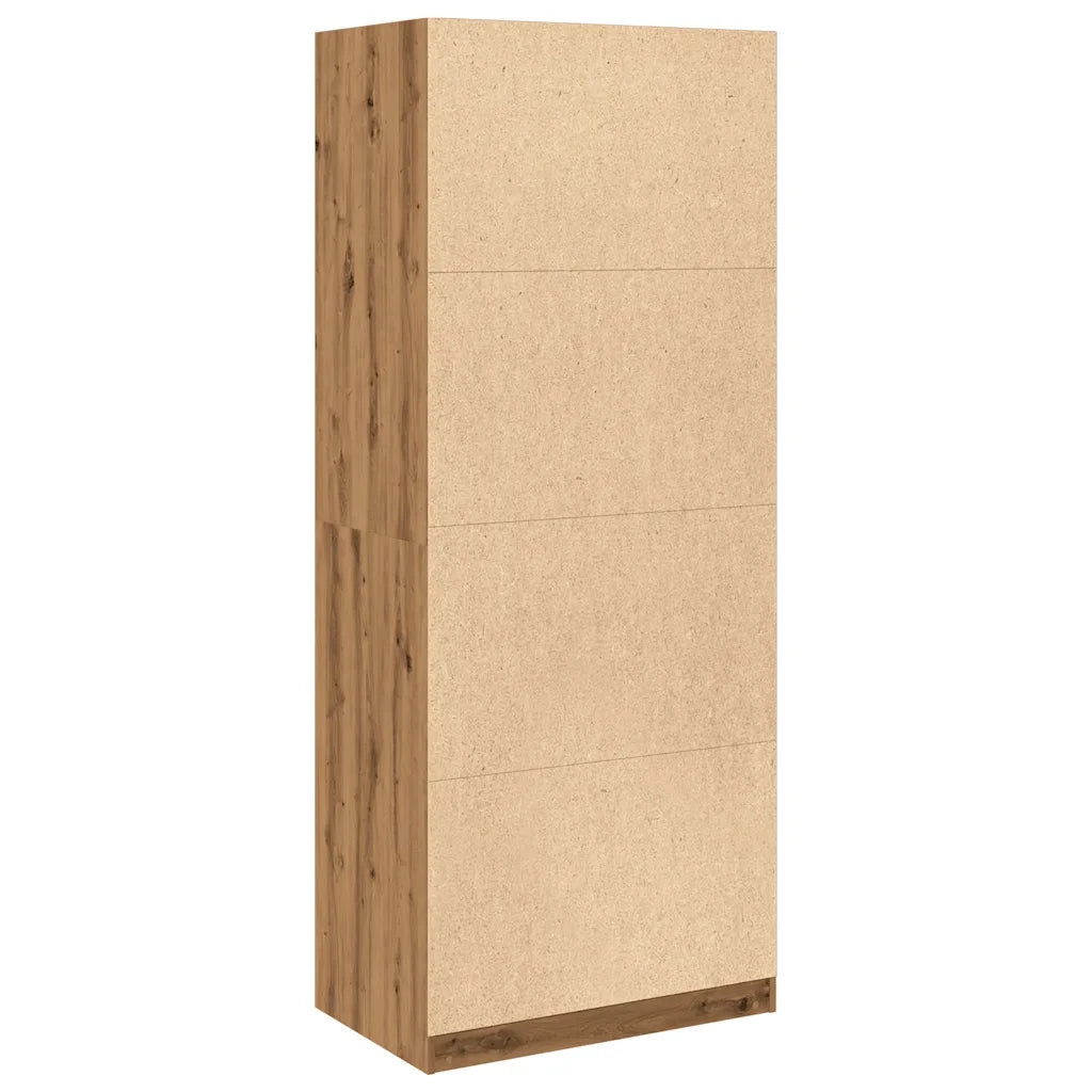 Armadio Rovere Artigianale 80x50x200 cm in Legno Multistrato 3307755