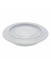Rosone smaltatoo bianco con tapp o   8 cm b014y7f9z0