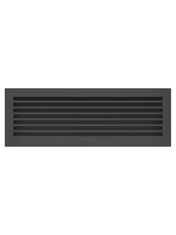 Griglia di ventilazione per camino Nera- Hide 17x49