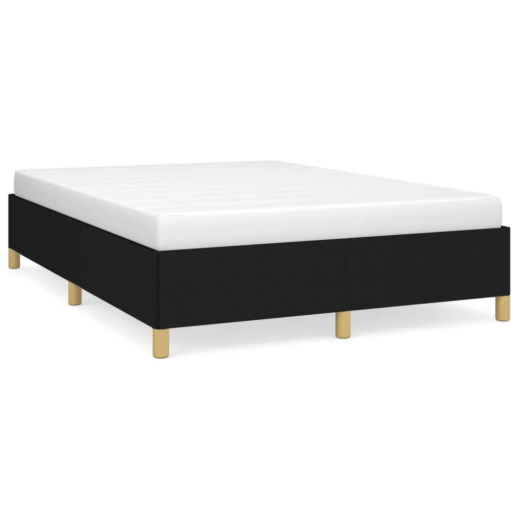 Giroletto senza Materasso-Struttura Letto Nero 140x190 cm in Tessuto 776777