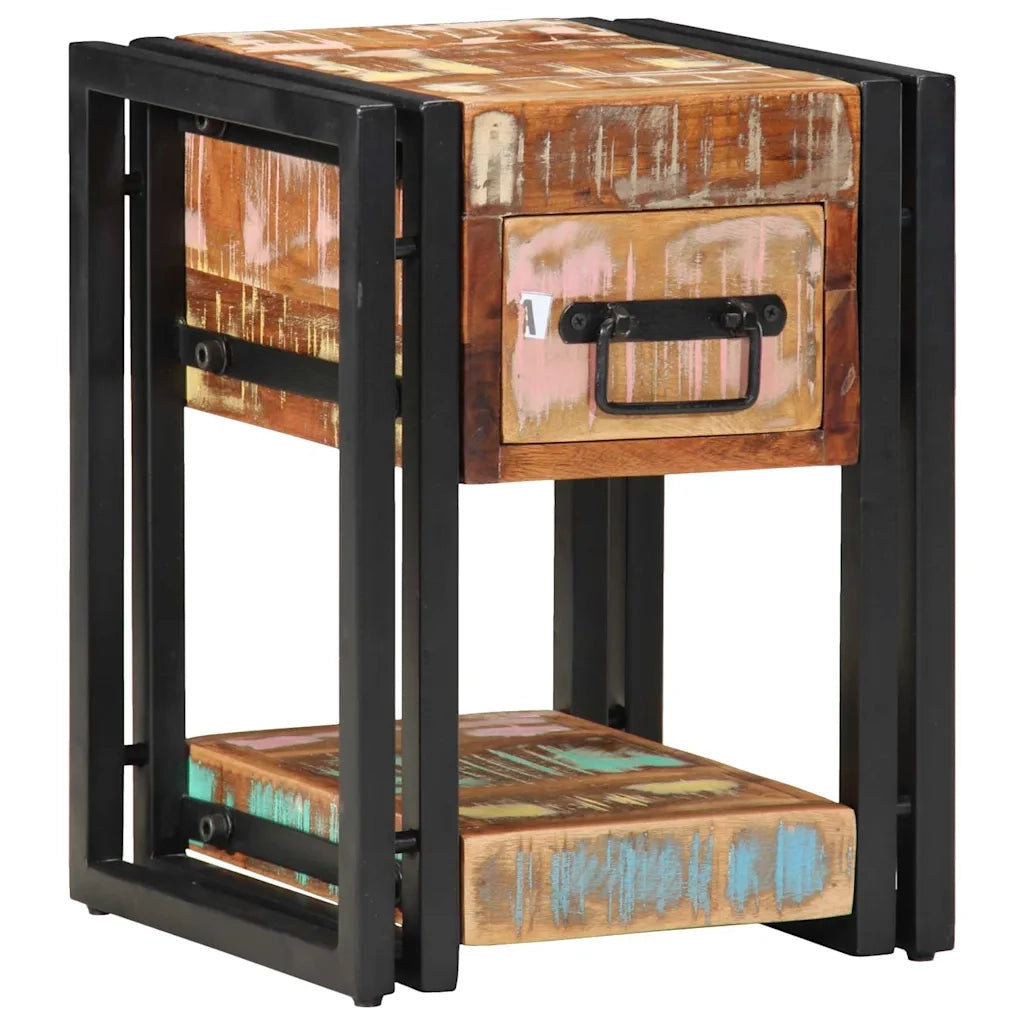 Set di 2 Comodini | Armadio da Notte | Mobiletto da notte con cassetto Multicolore 30 x 30 x 40 cm