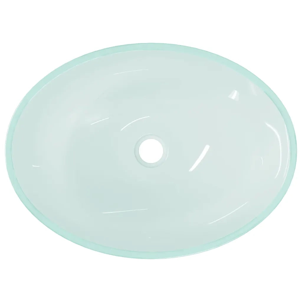 Lavandino in Vetro 50x37x14 cm Smerigliato 345243