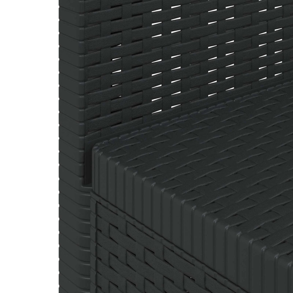 Divano da esterno-Divano da Giardino a 1 Posto con Cuscino Aspetto Rattan PP 267769