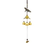 Ventilatore metallico antico con accessori in ottone-zinco (ventilatore a singola lama - leopardo)