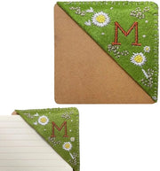 Marcatori per libri in cartone rigido - verde - 9,5 x 9,5 x 0,2 cm