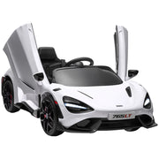 Auto elettrica per bambini con porte ad ali e luci LED ¨C Minimal ¨C Bianco