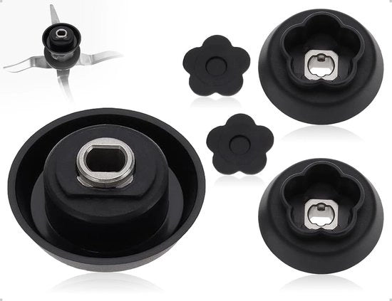 Guida di connessione in acciaio inossidabile/kunststof - 2 pezzi - 5 dita - accessori cucina - compatibile con Monsieur Cuisine - design moderno - accessorio cucina