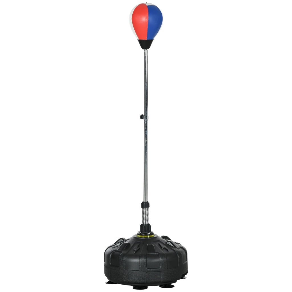 Sacco da boxe regolabile in altezza 147-165 cm ¨C zephmum ¨C Nero Rosso Bianco